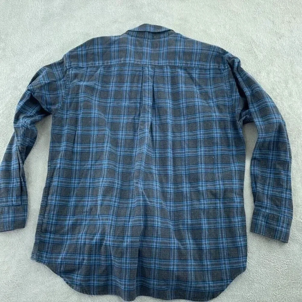 Banana Republic Shirt Long Sleeve Button Down Mens L Blue 4359